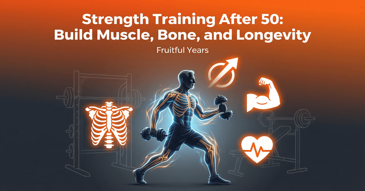 Strength training after 50 for longevity and healthy aging