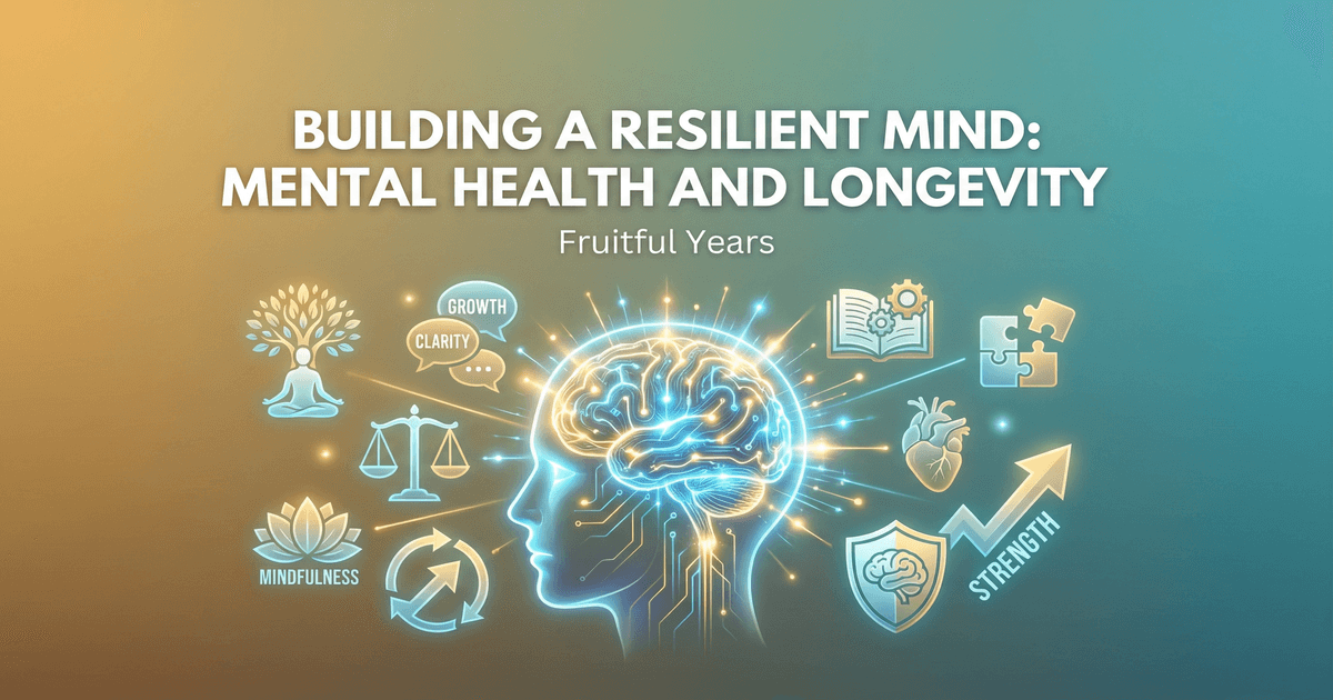 Building a resilient mind for longevity and mental health