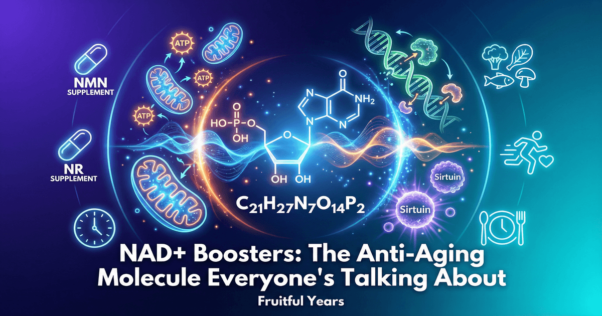 NAD+ boosters for cellular energy and longevity