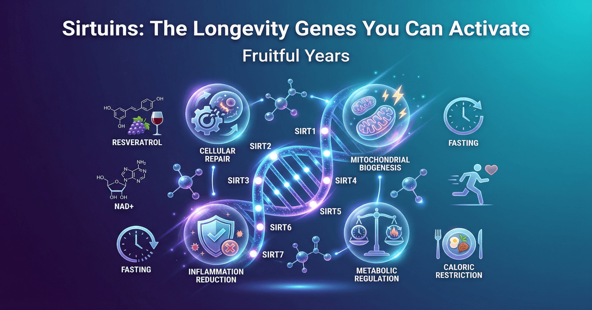 Sirtuins longevity genes and anti-aging pathways