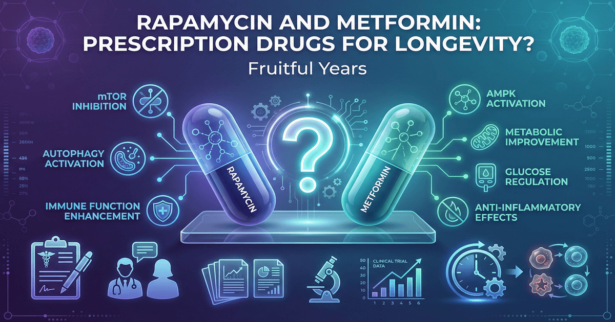 Rapamycin and metformin for longevity and anti-aging