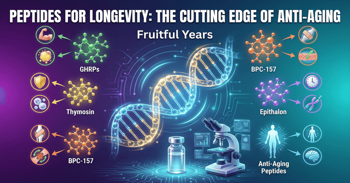 Peptides for longevity and anti-aging therapy