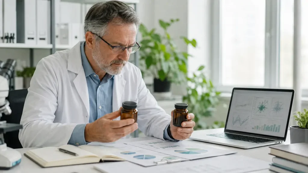 A medical researcher comparing two unlabeled medicines with longevity study data