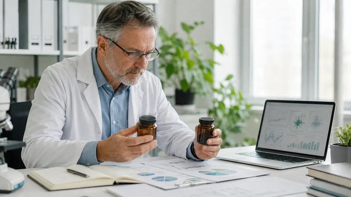A medical researcher comparing two unlabeled medicines with longevity study data